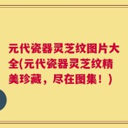 元代瓷器灵芝纹图片大全(元代瓷器灵芝纹精美珍藏，尽在图集！)