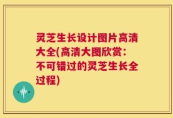 灵芝生长设计图片高清大全(高清大图欣赏：不可错过的灵芝生长全过程)