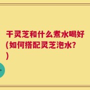 干灵芝和什么煮水喝好(如何搭配灵芝泡水？)
