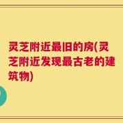 灵芝附近最旧的房(灵芝附近发现最古老的建筑物)