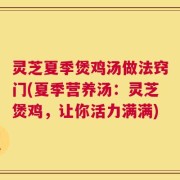 灵芝夏季煲鸡汤做法窍门(夏季营养汤：灵芝煲鸡，让你活力满满)