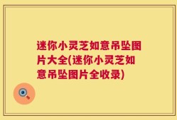 迷你小灵芝如意吊坠图片大全(迷你小灵芝如意吊坠图片全收录)