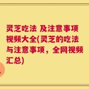 灵芝吃法 及注意事项视频大全(灵芝的吃法与注意事项，全网视频汇总)