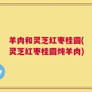 羊肉和灵芝红枣桂圆(灵芝红枣桂圆炖羊肉)