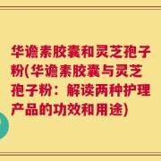 华谵素胶囊和灵芝孢子粉(华谵素胶囊与灵芝孢子粉：解读两种护理产品的功效和用途)