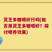灵芝多糖喂虾行吗(能否用灵芝多糖喂虾？探讨喂养效果)