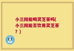 小三阳能喝灵芝茶吗(小三阳能否饮用灵芝茶？)