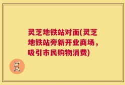 灵芝地铁站对面(灵芝地铁站旁新开业商场，吸引市民购物消费)