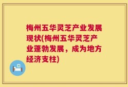 梅州五华灵芝产业发展现状(梅州五华灵芝产业蓬勃发展，成为地方经济支柱)