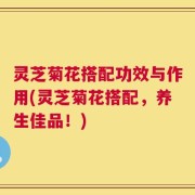 灵芝菊花搭配功效与作用(灵芝菊花搭配，养生佳品！)
