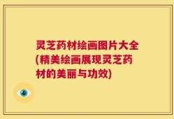 灵芝药材绘画图片大全(精美绘画展现灵芝药材的美丽与功效)
