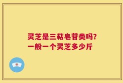 灵芝是三萜皂苷类吗？一般一个灵芝多少斤