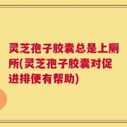 灵芝孢子胶囊总是上厕所(灵芝孢子胶囊对促进排便有帮助)