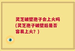 灵芝破壁孢子会上火吗(灵芝孢子破壁后是否容易上火？)