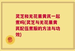 灵芝和无花果黄芪一起煮吗(灵芝与无花果黄芪配伍煮服的方法与功效)