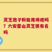 灵芝孢子粉能用痔疮吗？六安霍山灵芝很有名吗