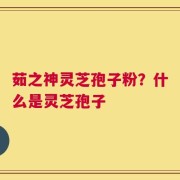 茹之神灵芝孢子粉？什么是灵芝孢子