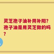 灵芝孢子油补阴补阳？孢子油是用灵芝做的吗？