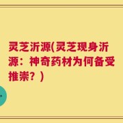 灵芝沂源(灵芝现身沂源：神奇药材为何备受推崇？)