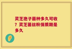 灵芝孢子菌种多久可收？灵芝菌丝粉保质期是多久