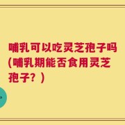 哺乳可以吃灵芝孢子吗(哺乳期能否食用灵芝孢子？)