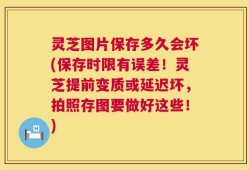 灵芝图片保存多久会坏(保存时限有误差！灵芝提前变质或延迟坏，拍照存图要做好这些！)