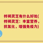 桦褐灵芝有什么好处(桦褐灵芝：丰富营养，抗氧化，增强免疫力)