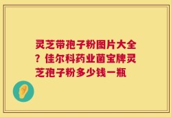 灵芝带孢子粉图片大全？佳尔科药业菌宝牌灵芝孢子粉多少钱一瓶