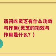 请问吃灵芝有什么功效与作用(灵芝的功效与作用是什么？)