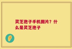 灵芝孢子手机图片？什么是灵芝孢子