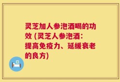 灵芝加人参泡酒喝的功效 (灵芝人参泡酒：提高免疫力、延缓衰老的良方)