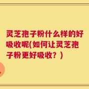 灵芝孢子粉什么样的好吸收呢(如何让灵芝孢子粉更好吸收？)