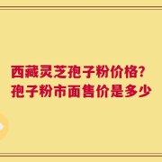 西藏灵芝孢子粉价格？孢子粉市面售价是多少