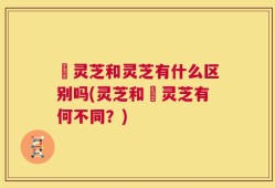朿灵芝和灵芝有什么区别吗(灵芝和朿灵芝有何不同？)