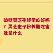 破壁灵芝孢经常吃好吗？灵芝孢子粉长期吃害处是什么
