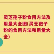 灵芝孢子粉食用方法及用量大全图(灵芝孢子粉的食用方法和用量大全)