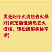 灵芝配什么清热去火最好(灵芝最佳清热去火搭档，轻松缓解身体不适)