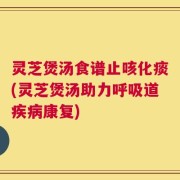 灵芝煲汤食谱止咳化痰(灵芝煲汤助力呼吸道疾病康复)