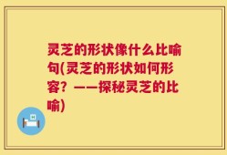 灵芝的形状像什么比喻句(灵芝的形状如何形容？——探秘灵芝的比喻)