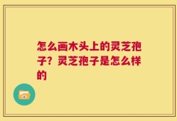 怎么画木头上的灵芝孢子？灵芝孢子是怎么样的
