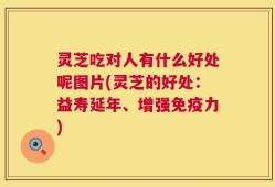 灵芝吃对人有什么好处呢图片(灵芝的好处：益寿延年、增强免疫力)