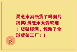 灵芝水卖断货了吗图片搞笑(灵芝水太受欢迎！货架爆满，惊动了全球货架工厂！)