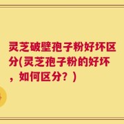 灵芝破壁孢子粉好坏区分(灵芝孢子粉的好坏，如何区分？)
