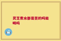 灵芝煮水都是苦的吗能喝吗