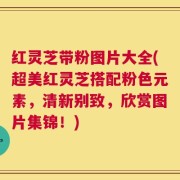 红灵芝带粉图片大全(超美红灵芝搭配粉色元素，清新别致，欣赏图片集锦！)