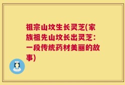 祖宗山坟生长灵芝(家族祖先山坟长出灵芝：一段传统药材美丽的故事)
