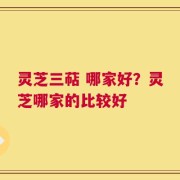 灵芝三萜 哪家好？灵芝哪家的比较好