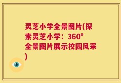 灵芝小学全景图片(探索灵芝小学：360°全景图片展示校园风采)