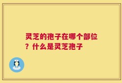 灵芝的孢子在哪个部位？什么是灵芝孢子