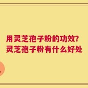 用灵芝孢子粉的功效？灵芝孢子粉有什么好处